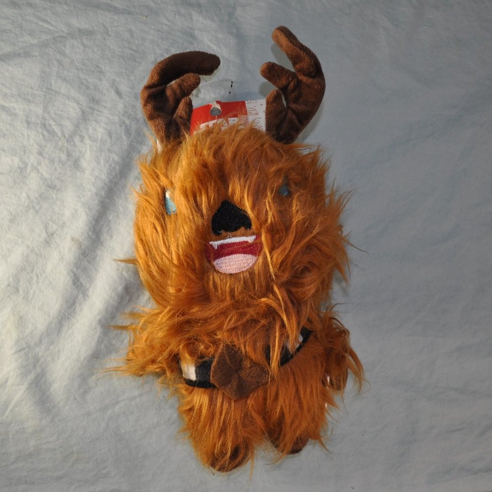 plush dog toy Star Wars wookie Chewbacca NWT squeaker Fetch (w1167)